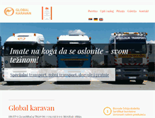 Tablet Screenshot of globalkaravan.com
